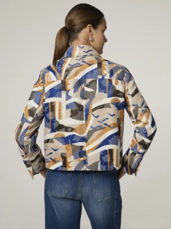 Jacke mit Allover-Print