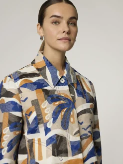 Jacke mit Allover-Print