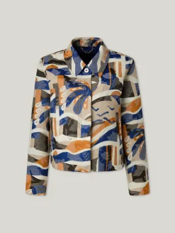 Jacke mit Allover-Print