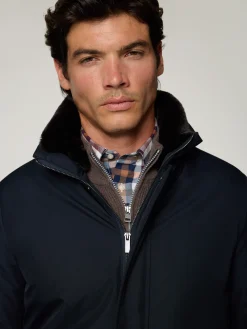 Jacke mit Fellkragen