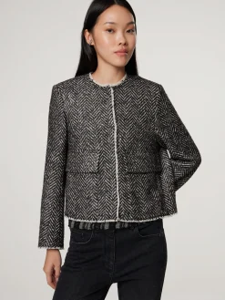 Jacke mit Schurwolle