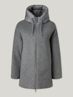 Jacke mit Schurwolle