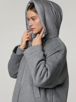 Jacke mit Schurwolle