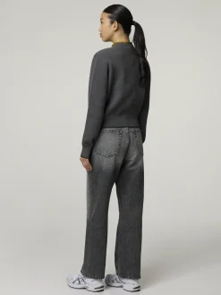 Jeans Easy Straight Crop Fit