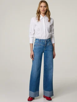 Jeans mit Umschlag ANTONIA