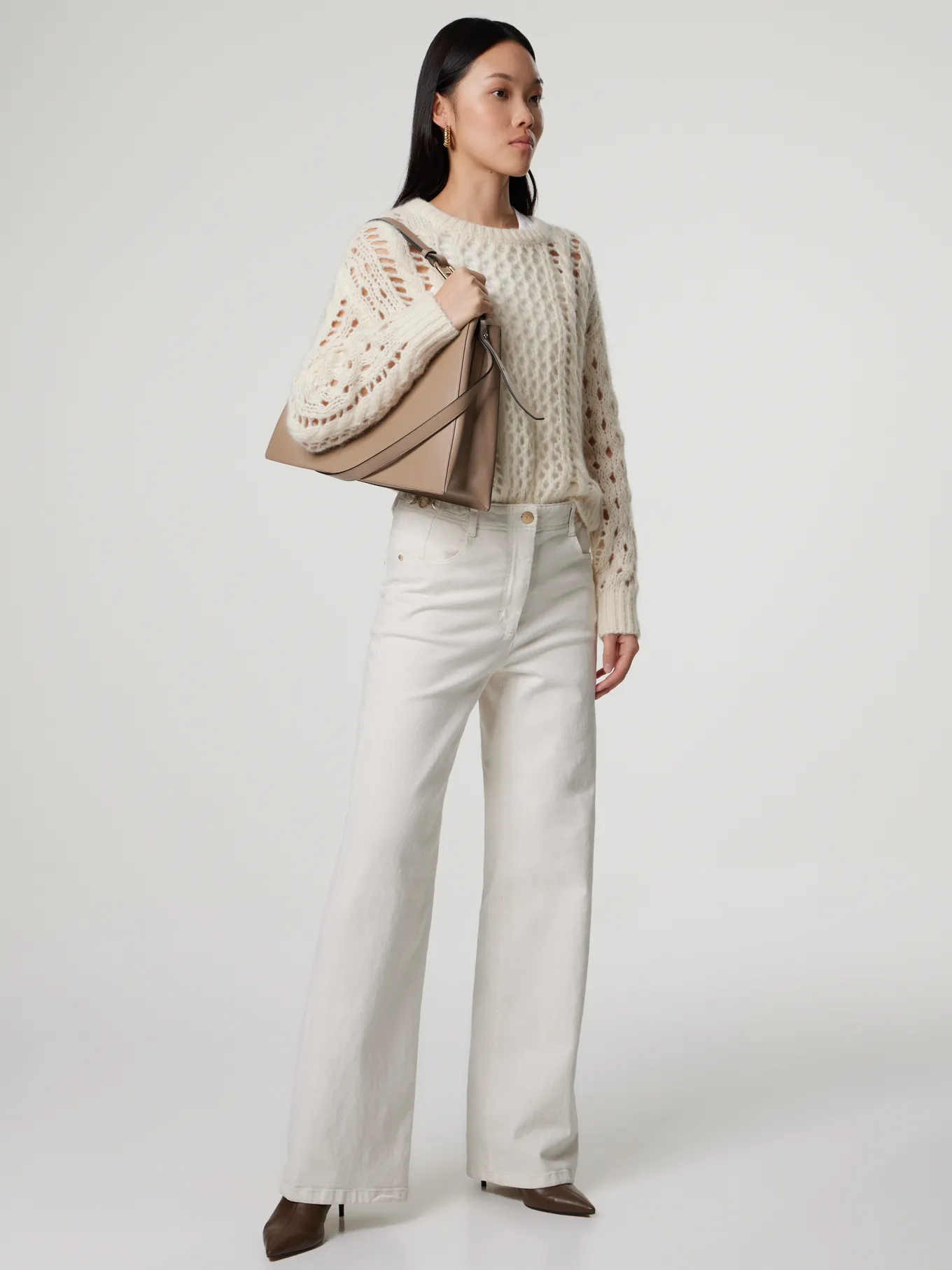 Jeans mit weitem Bein