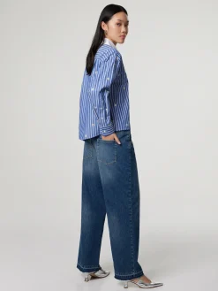 Jeans mit weitem Bein