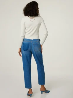 Jeans mit weitem Bein