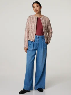 Jeans mit weitem Bein