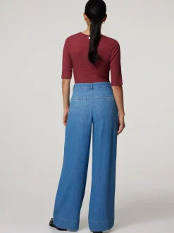 Jeans mit weitem Bein