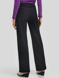 Jeans mit weitem Bein