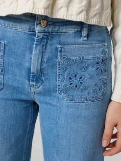 Jeans mit weitem Bein ADA