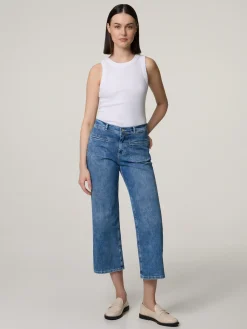 Jeans mit weitem Bein LINN POCKET