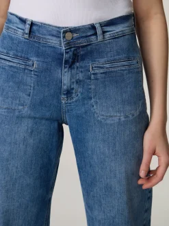 Jeans mit weitem Bein LINN POCKET