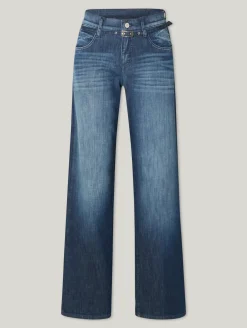 Jeans mit weitem Bein LIZ BELT