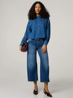 Jeans mit weitem Bein ORIA