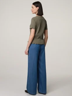 Jeans mit weitem Bein RABI