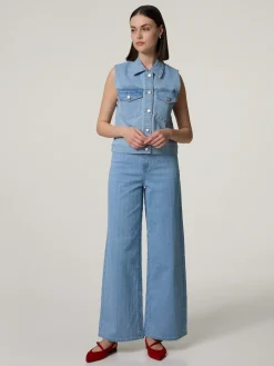 Jeans mit weitem Bein ROMY