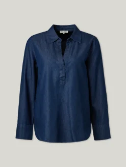 Jeansbluse