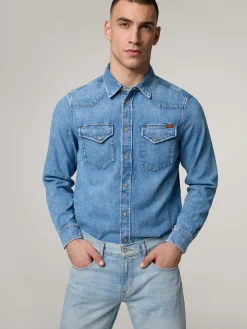 Jeanshemd im Regular Fit