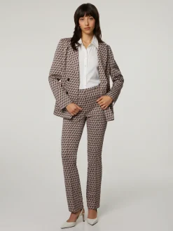 Jersey-Hose mit Flared Leg