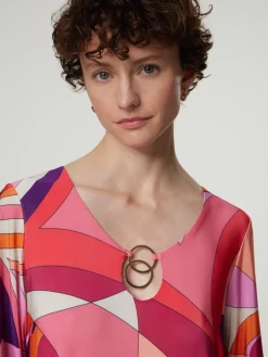 Kleid mit Allover-Print