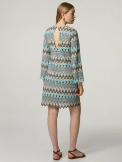 Kleid mit Lochstickerei