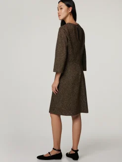 Kleid mit Metallic-Effekt