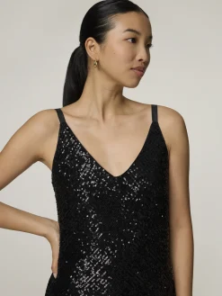 Kleid mit Pailletten