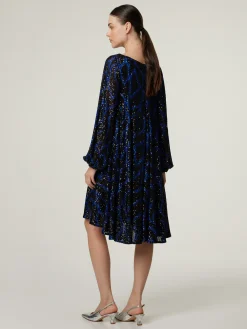 Kleid mit Pailletten COMMA4