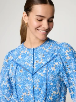 Kurzarmbluse aus Baumwolle LIAM