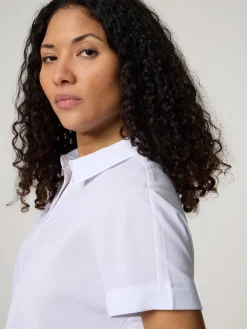 Kurzarmbluse aus Baumwolle