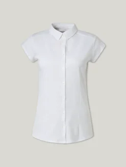 Kurzarmbluse aus Bio-Baumwolle