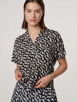 Kurzarmbluse aus Bio-Baumwolle