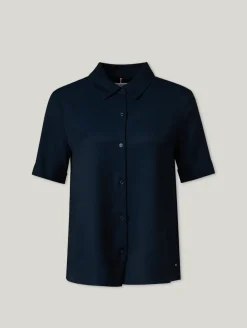 Kurzarmbluse im Boxy-Fit