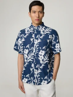 Kurzarmhemd aus Leinen