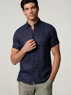 Kurzarmhemd aus Leinen