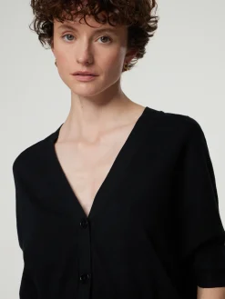 Kurzarm-Strickjacke MER