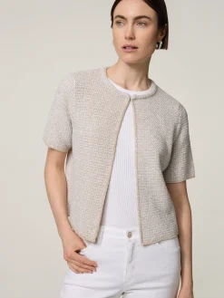 Kurze Strickjacke