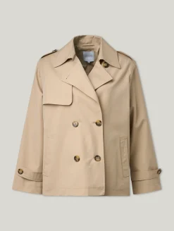 Kurze Trenchjacke