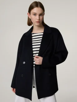 Kurzer Mantel mit Wolle