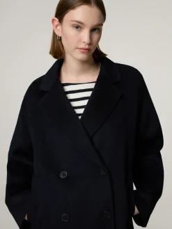 Kurzer Mantel mit Wolle