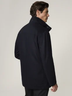 Kurzmantel aus Schurwolle