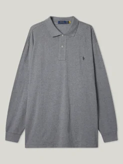 Langarm Poloshirt