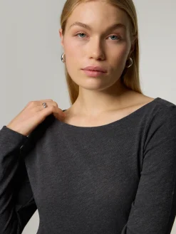 Langarmshirt aus Baumwolle