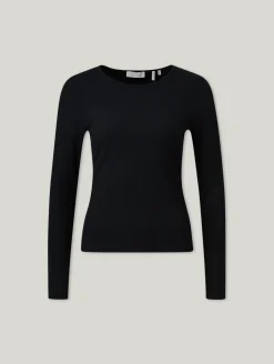 Langarmshirt aus Baumwolle