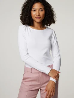 Langarmshirt aus Baumwolle