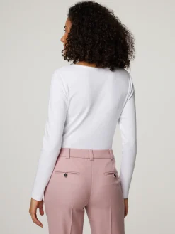 Langarmshirt aus Baumwolle