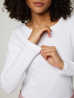 Langarmshirt aus Baumwolle