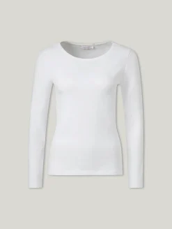 Langarmshirt aus Baumwolle